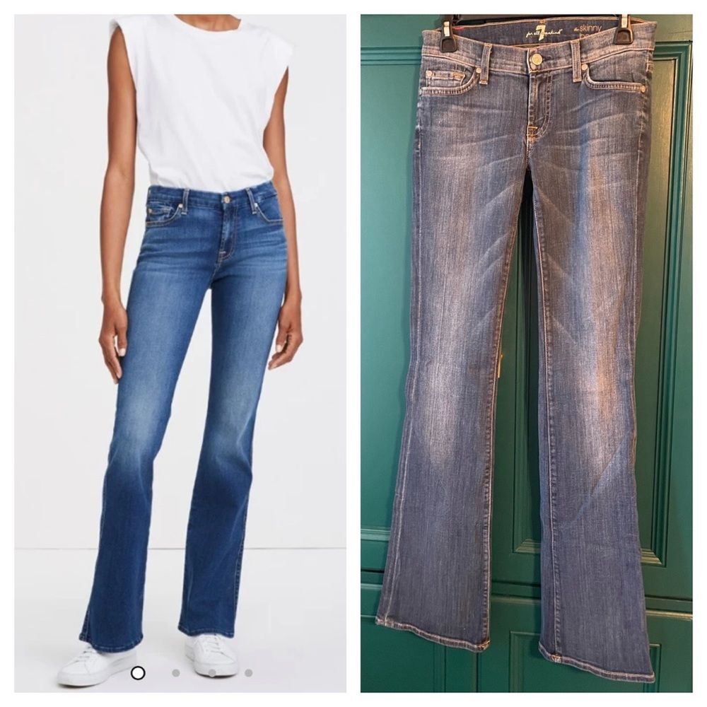 7 For All Mankind Skinny Bootcut jeans sz 26